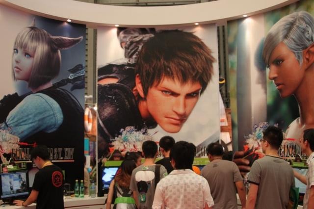 盛大のブースには『FF14』や『ドラゴンボール』も  
