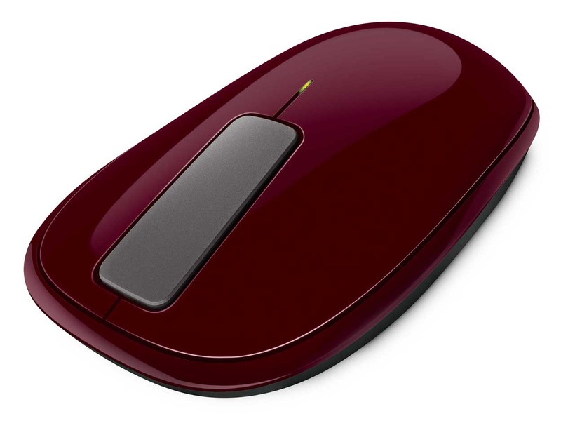 「Microsoft Explorer Touch mouse」サングリアレッド