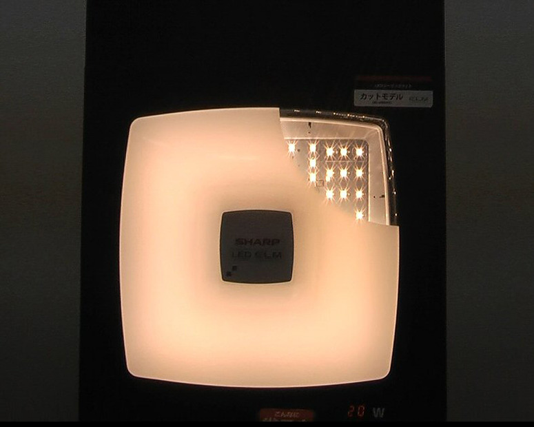 LEDシーリングサイト。6畳、8畳、12畳に対応の製品を発表