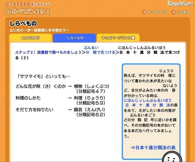 日本十進分類法で見つける