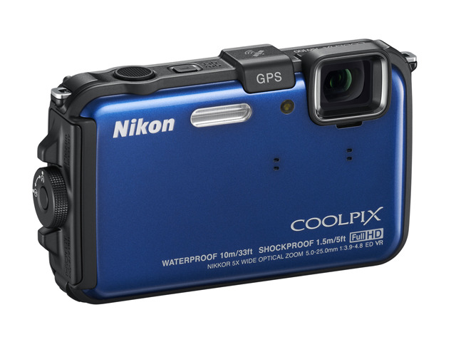 「COOLPIX AW100」オーシャンブルー