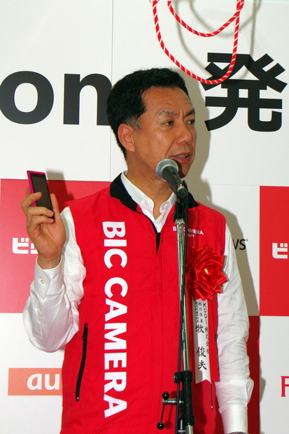 KDDIの執行役員・商品統括本部長の牧俊夫氏