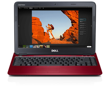 13.3型「Inspiron 13z」ファイアレッド