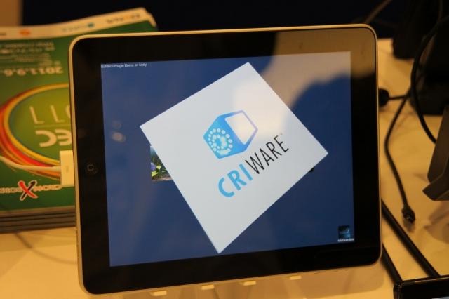 【CEDEC 2011】CRI・ミドルウェアのブースではUnityとの連携も  ムービーテクスチャ