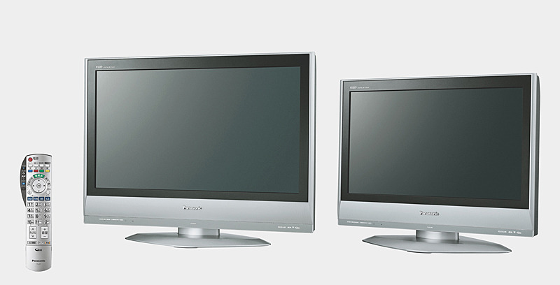 地上・BS・110度CSデジタルチューナー内蔵液晶テレビの32V型「TH-32LX65」（左）と26V型「TH-26LX65」（右）