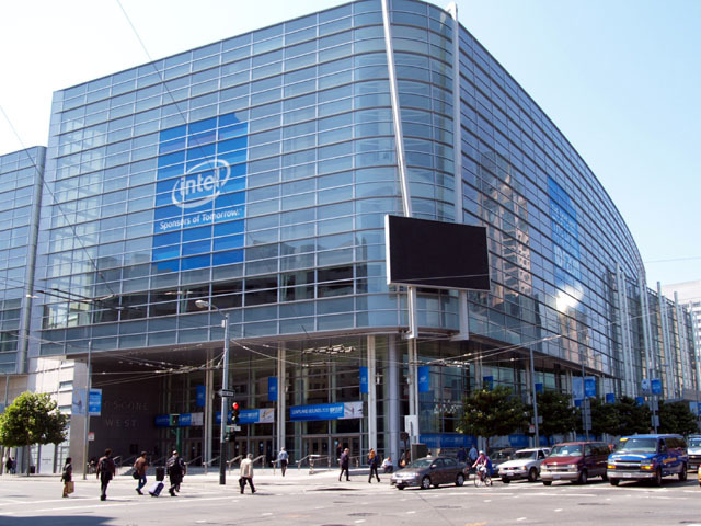 IDFの会場となるMoscone Center（Westホール）