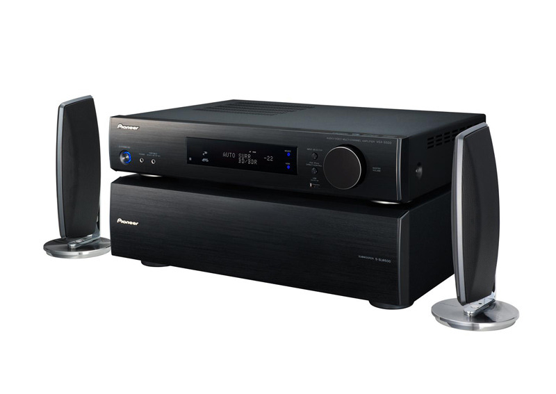 パッシブサブウーハーS-SLW500を組み合わせたSmart Theater S500SWの構成例