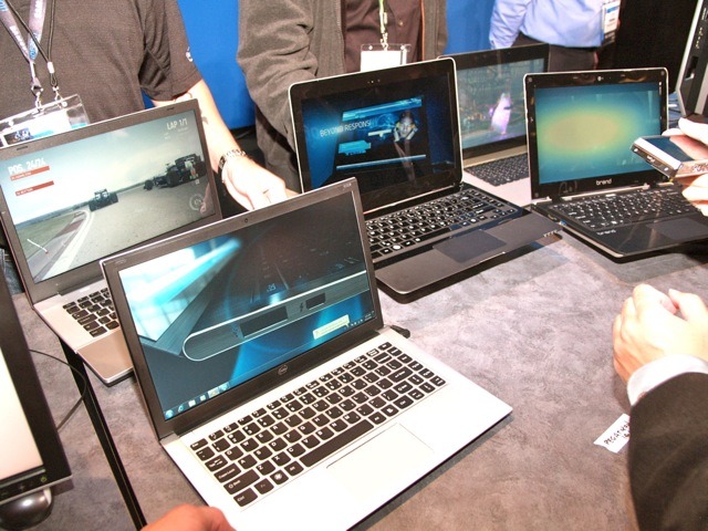 主に台湾ODMメーカーによる、2012年に投入予定のUltrabook試作機。Ivy Bridge世代のCPUを搭載する見込み