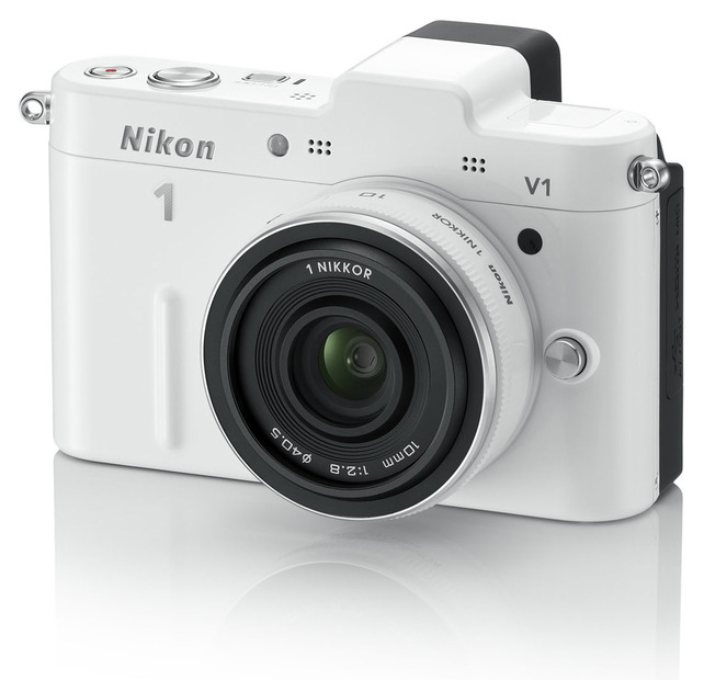 「Nikon 1 V1 薄型レンズキット」ホワイト