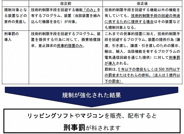 法律改正の概要（ACCS公開資料より）