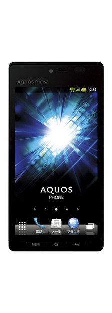「AQUOS PHONE SoftBank 102SH」（ホワイト）