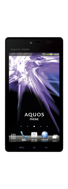 「AQUOS PHONE SoftBank 102SH」（イノセントパープル）