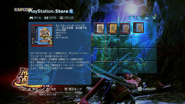 PlayView モンスターハンターフェスタ‘11 狩王決定戦 PlayView モンスターハンターフェスタ‘11 狩王決定戦