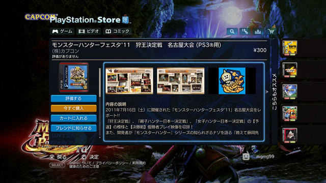 PlayView モンスターハンターフェスタ‘11 狩王決定戦 PlayView モンスターハンターフェスタ‘11 狩王決定戦