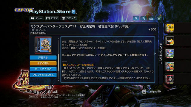 PlayView モンスターハンターフェスタ‘11 狩王決定戦 PlayView モンスターハンターフェスタ‘11 狩王決定戦