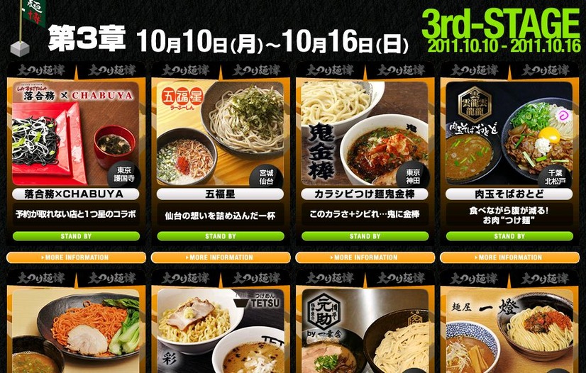 10月10日からの第3ステージ参加店