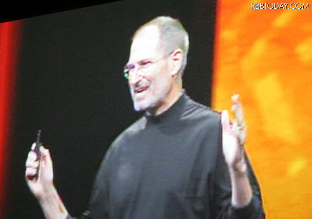 アップル取締役会の声明文……スティーブ・ジョブズ死去を受けて iPodの基調講演をする米アップル前CEOのS・ジョブズ