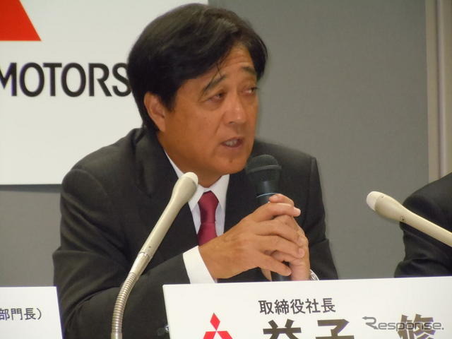 三菱自動車・益子修社長