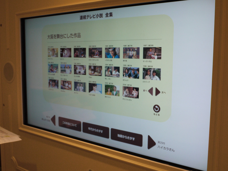 朝の連続テレビ小説が舞台になった地域が検索できる