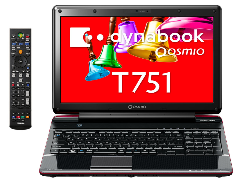 「dynabook Qosmio T751」「dynabook Qosmio T751/WTMD」正面