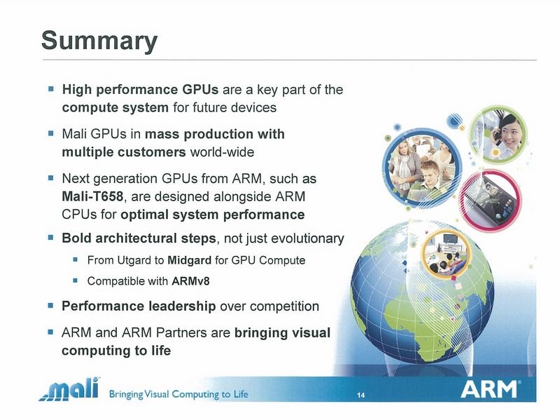 ARM、ハイエンドGPU「Mali-T658 」を発表……Mali-400 MPに比べて10倍の性能 