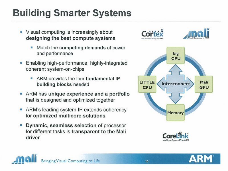 ARM、ハイエンドGPU「Mali-T658 」を発表……Mali-400 MPに比べて10倍の性能 