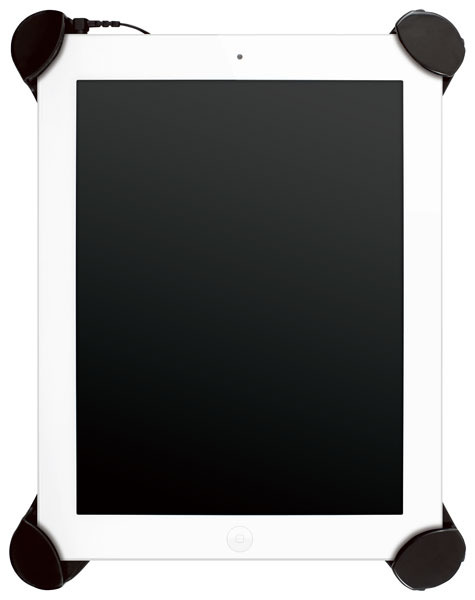 「Stand Speaker for iPad 2/iPad」縦置きイメージ