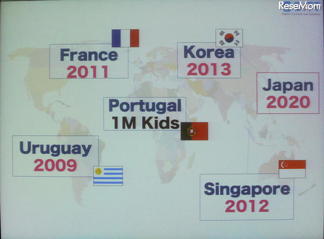 すべての小学生にPCを配布した、または配布する予定の国々