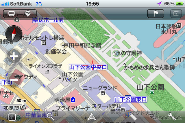 インクリメントP「MapFan for iPhone Ver.1.5」