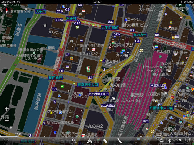 インクリメントP「MapFan for iPhone Ver.1.5」