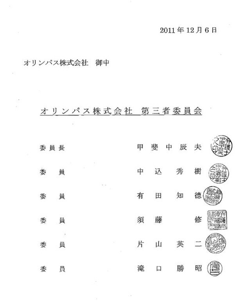 調査報告書