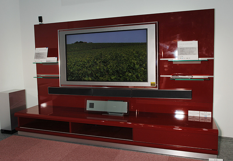 フルHD液晶採用テレビ「BRAVIA」とワイヤレスホームシアターシステム