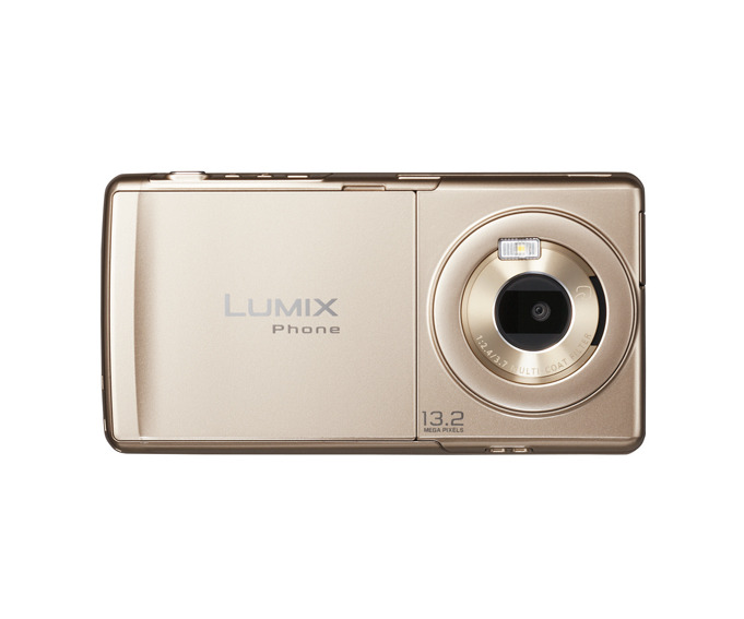 「LUMIX Phone P-02D」Gold