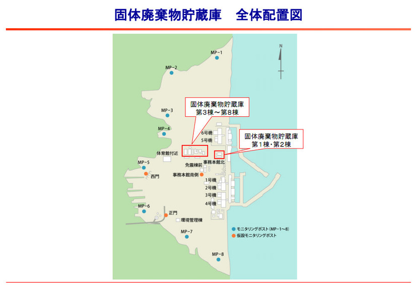 廃棄物貯蔵庫全体配置図