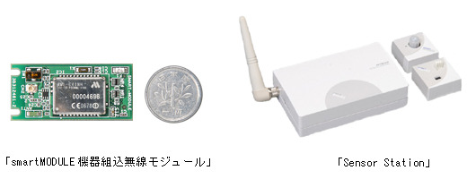 【左】smartMODULE【右】Sensor Station