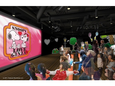 「SNOOPY LOVE GINZA 2012」開場イメージパース