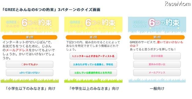 GREEとみんなの6つの約束