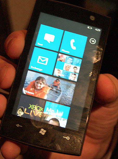 Windows　Phone 7発表時の写真