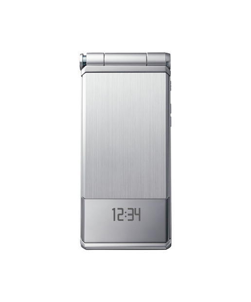 「docomo STYLE series F-04D」TITANIUM SILVER