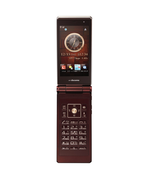 「docomo STYLE series F-04D」TITANIUM BROWN