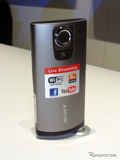 Wi-Fiで静止画や動画をアップロードできる新型ブローギーMHS-TS55（CES 12）