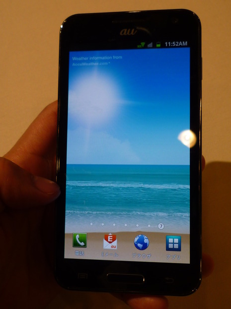 「GALAXY S II WiMAX ISW11SC」