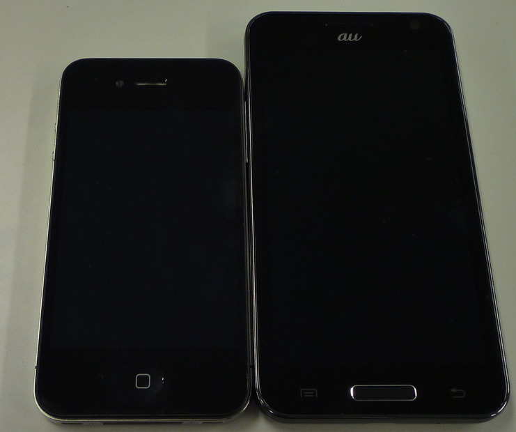 iPhone4との比較