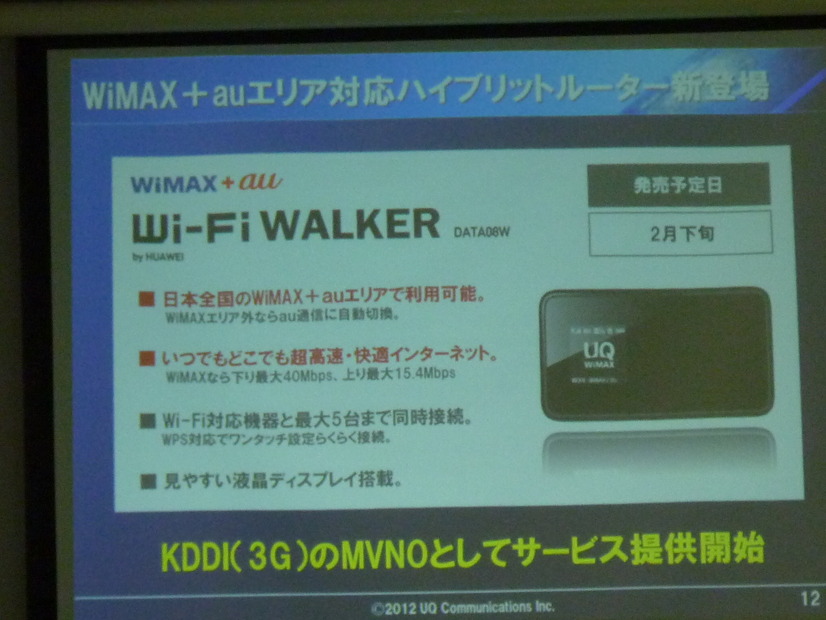 「Wi-Fi WALKER DATA08W」