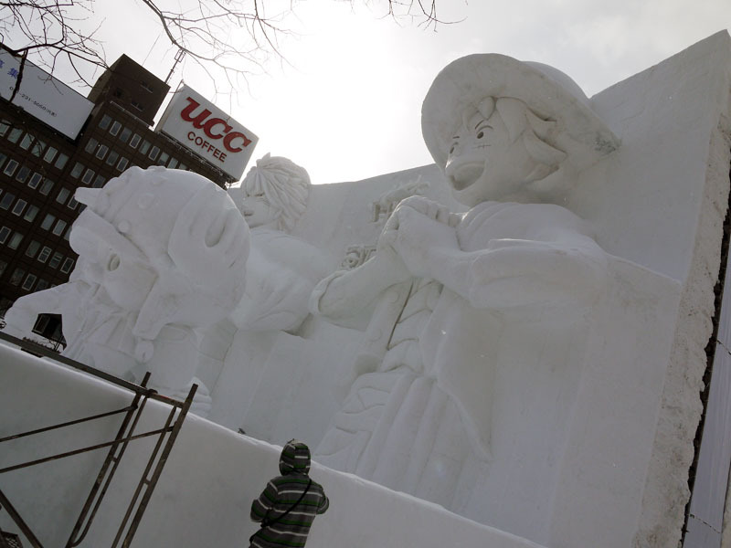 さっぽろ雪まつり 明日開幕 大型雪像やジャンプ台に人だかり 3枚目の写真 画像 Rbb Today