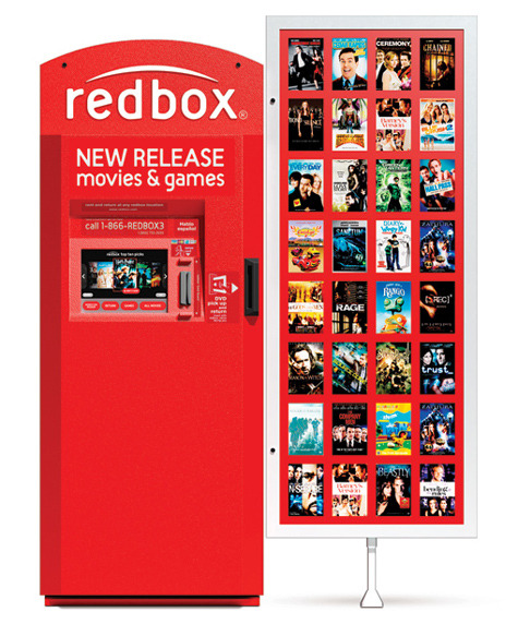 RedboxのDVDキオスク