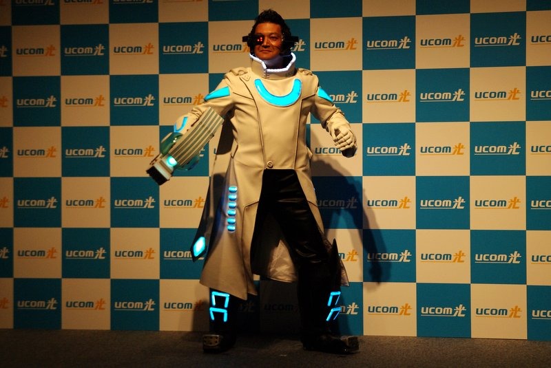 “ギガぐっさん”、高速通信を表現する「ギガぐっサンダーフラッシュ」を披露 