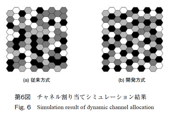 第6図　チャネル割り当てシミュレーション結果