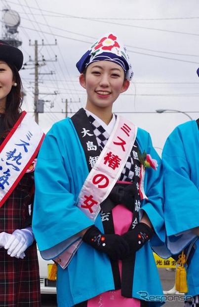 ミス椿の女王 土田彩花さん