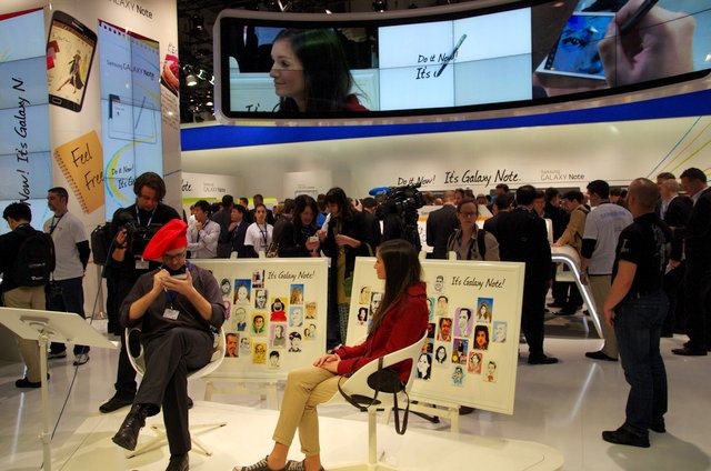 【MWC 2012（Vol.19）】大画面でもスタイラス「GALAXY Note 10.1」登場